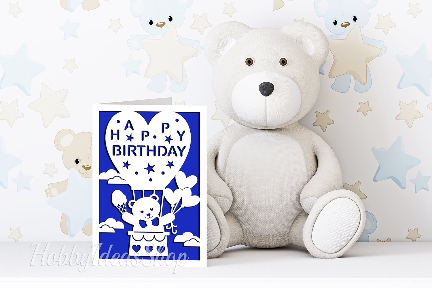 Happy Birthday Card Bundle, 8 Birthday Cards SVG for Cricut view 3