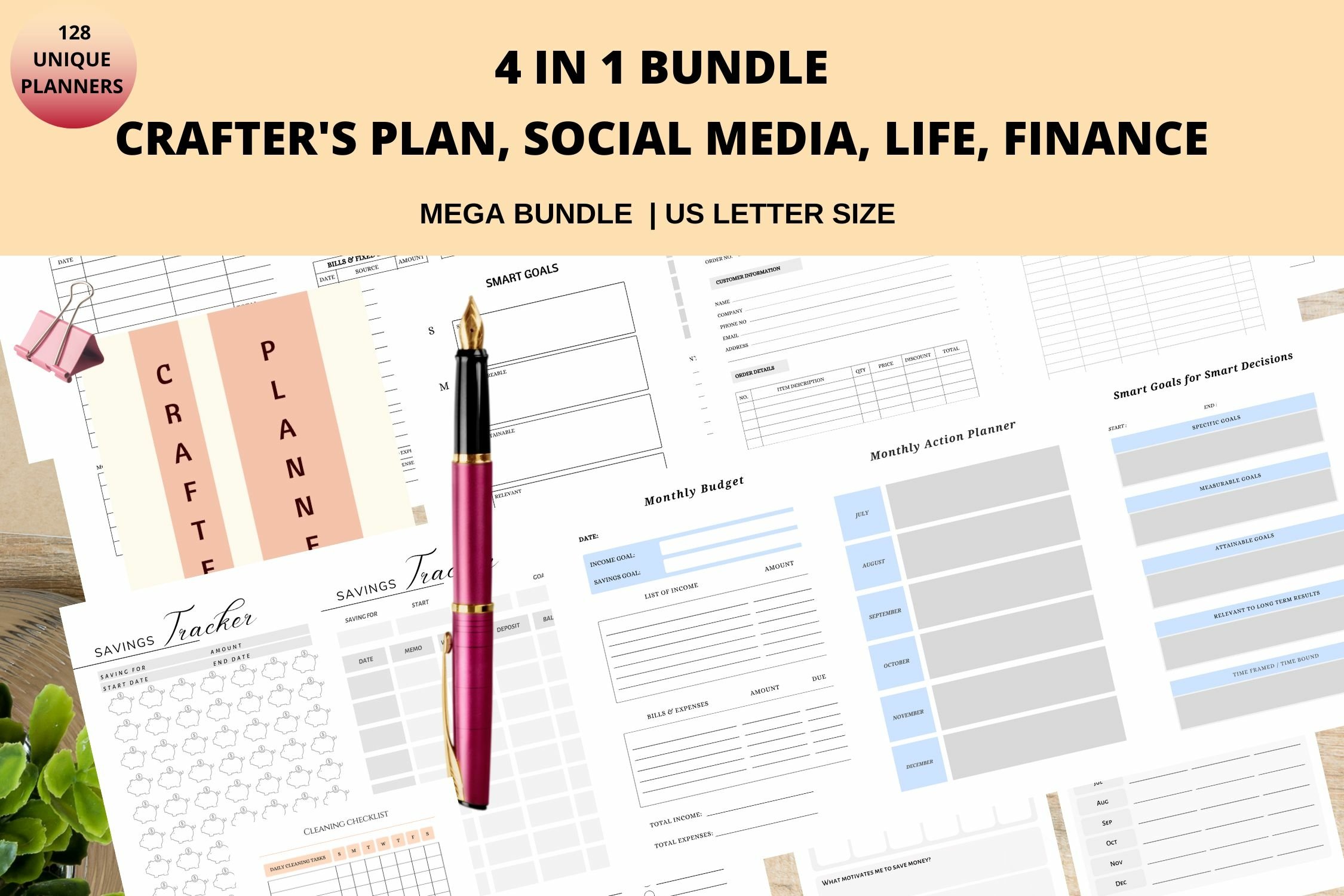NEW Crafters Project including Life Printable Planner