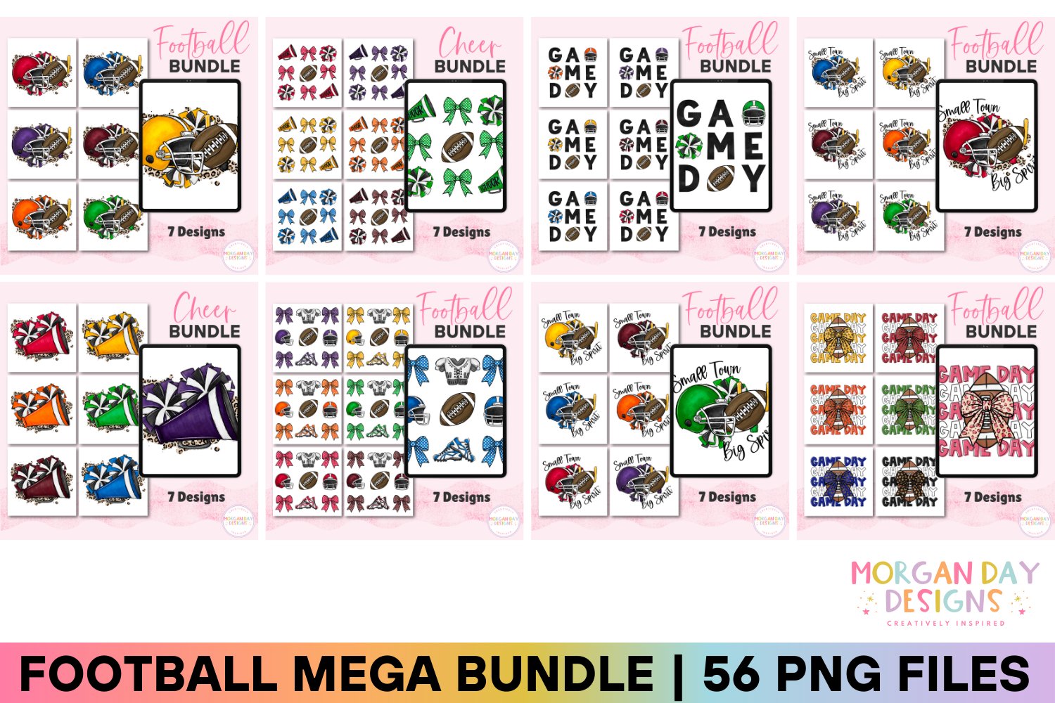 Football PNG Sublimation Bundle