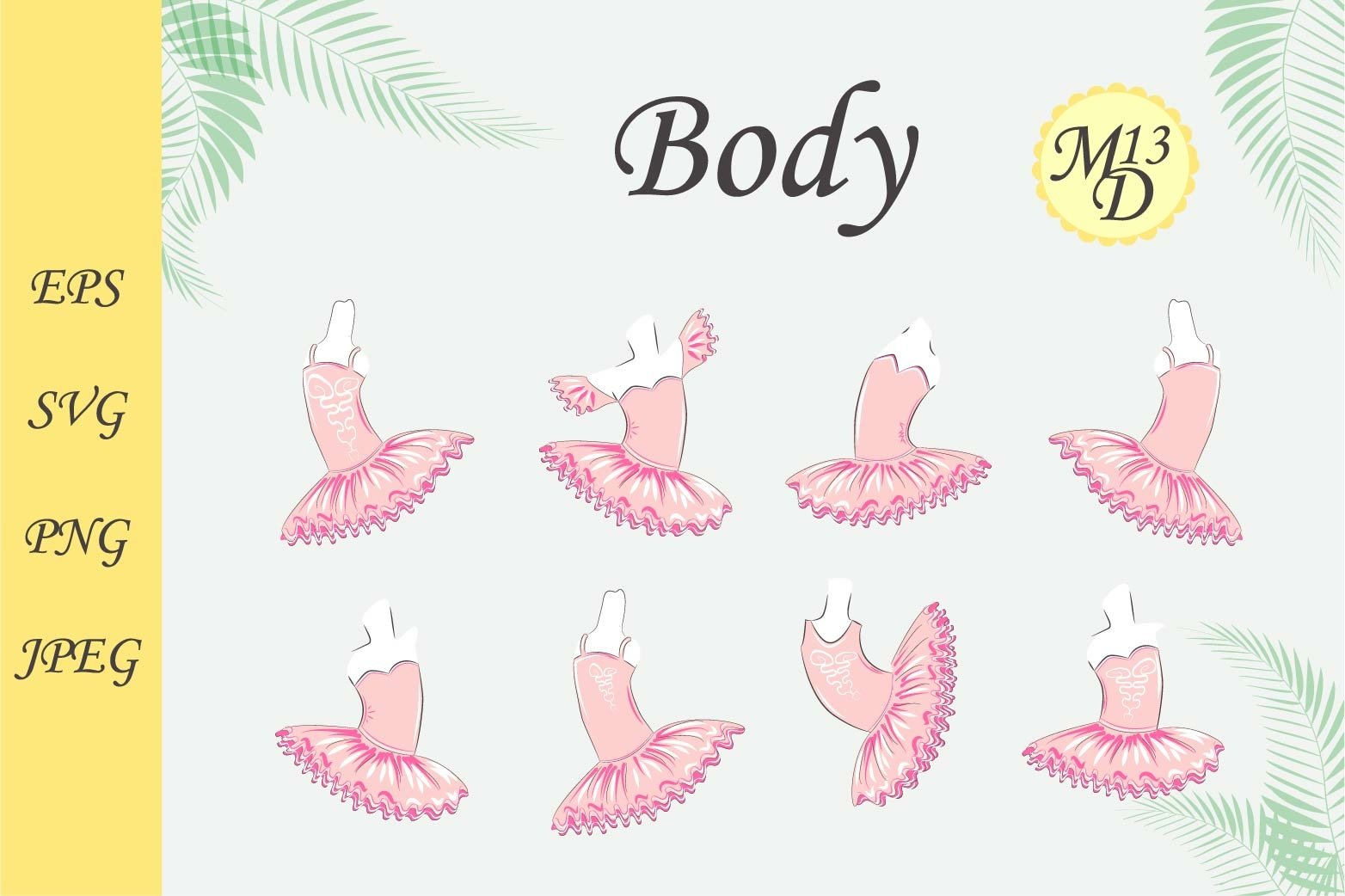 Cat ballerina creator. Composition with ballet shoes view 3