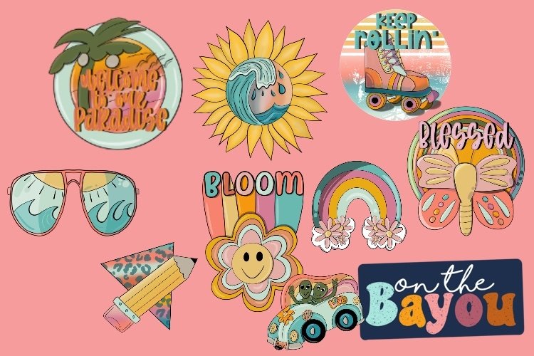 90s vibe summer sublimation bundle view 2