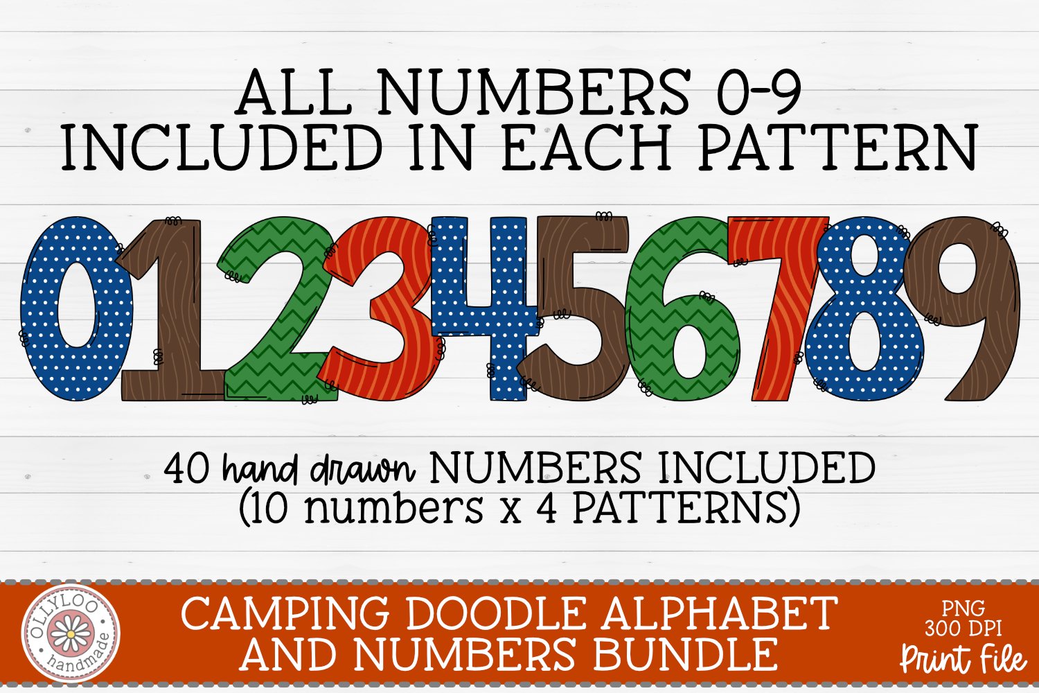 Mega Doodle Alphabet Bundle with Hand Drawn Clipart #3 view 2