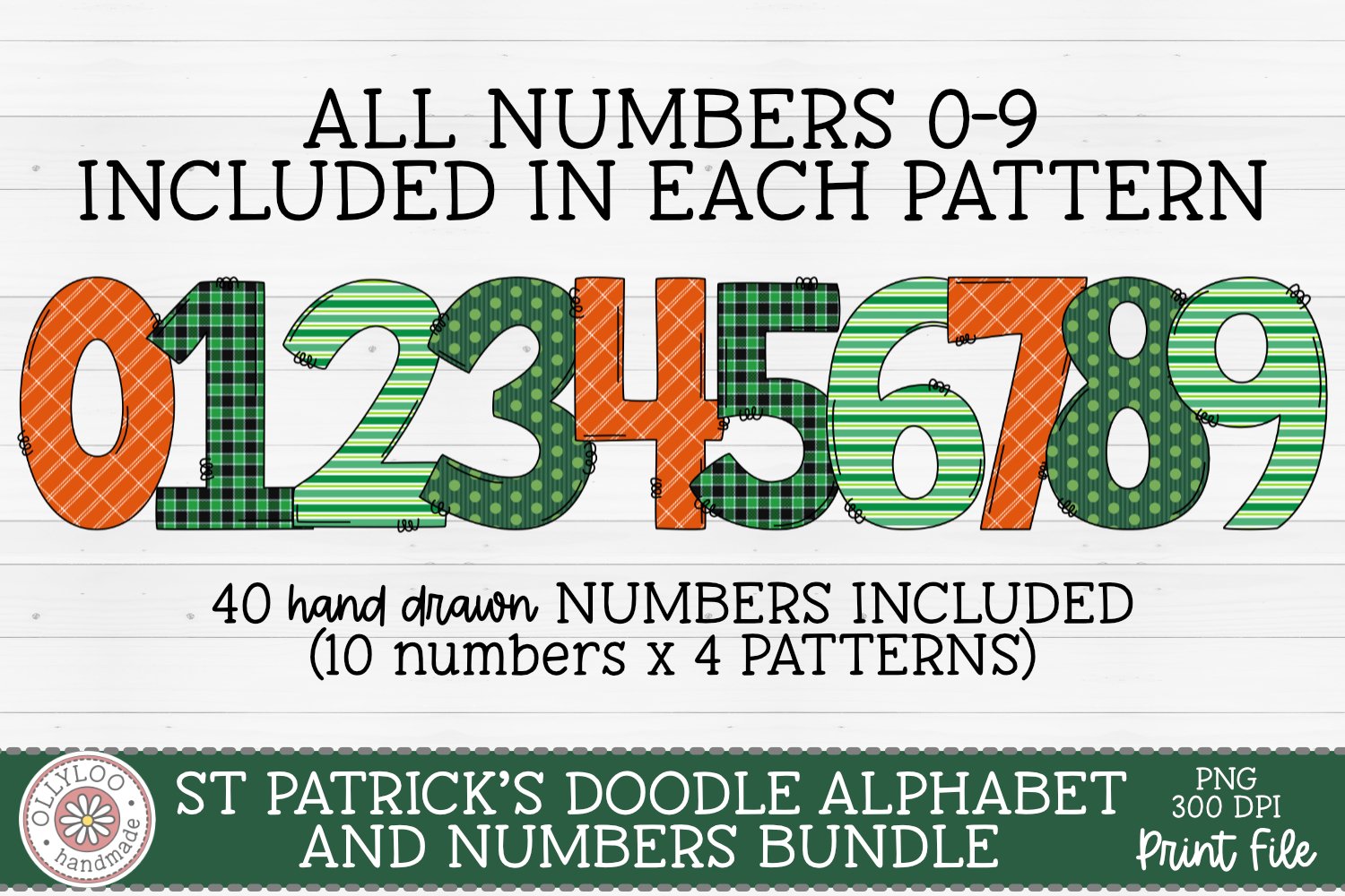 Mega Doodle Alphabet Bundle with Hand Drawn Clipart #4 view 2