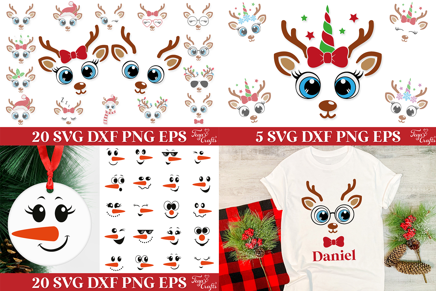 Christmas SVG Files Bundle with 750 Items view 2