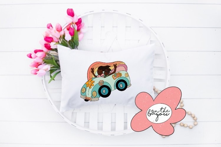 Hippie car sublimation bundle view 2