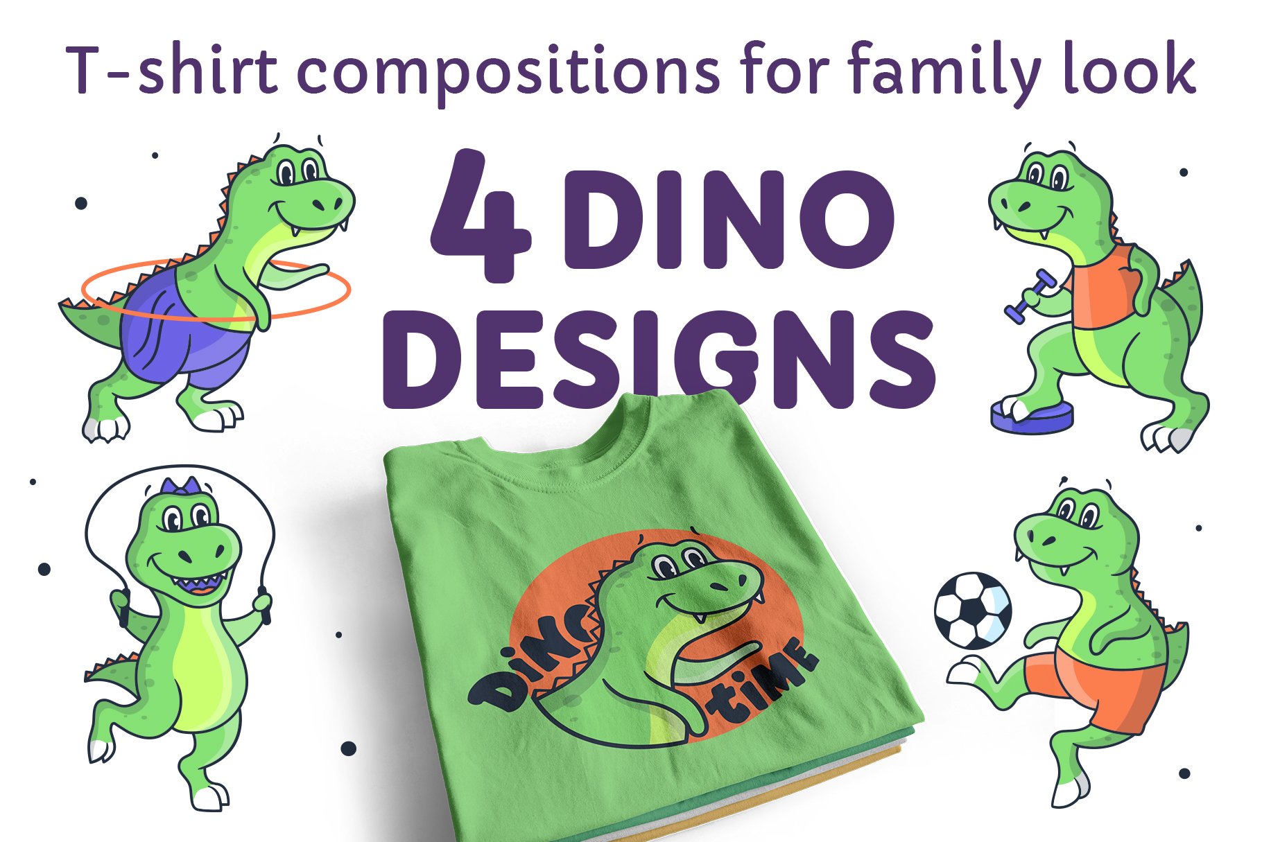 Family t-shirt designs. Animal clipat. Family sublimation view 3