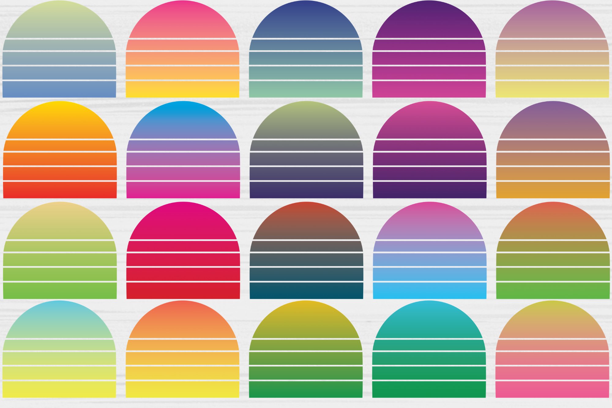 Retro Background Sublimation Bundle, Stroke Sublimation png view 2