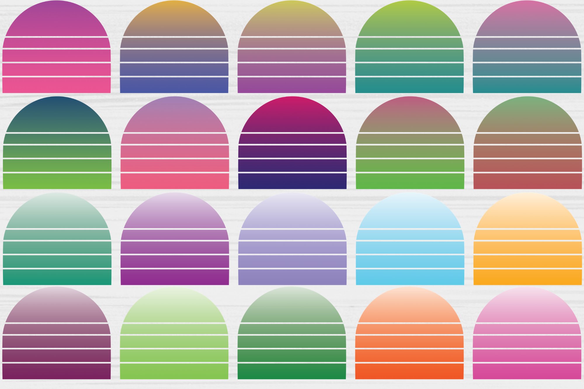 Retro Background Sublimation Bundle, Stroke Sublimation png view 3