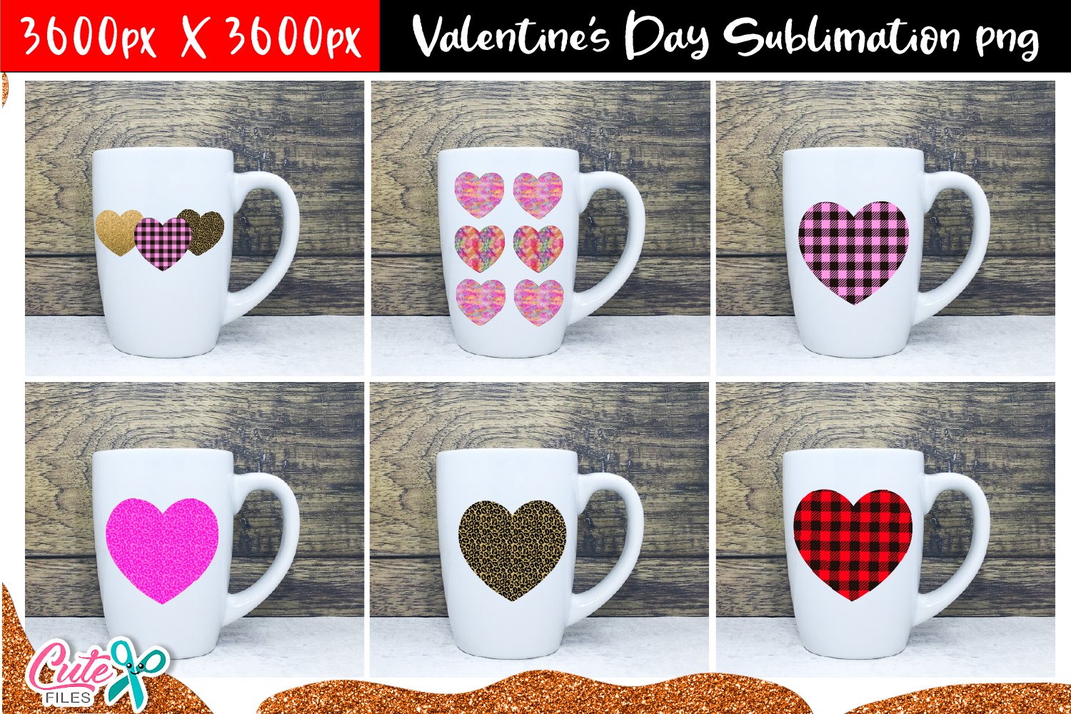 Valentines Day sublimation huge bundle view 3