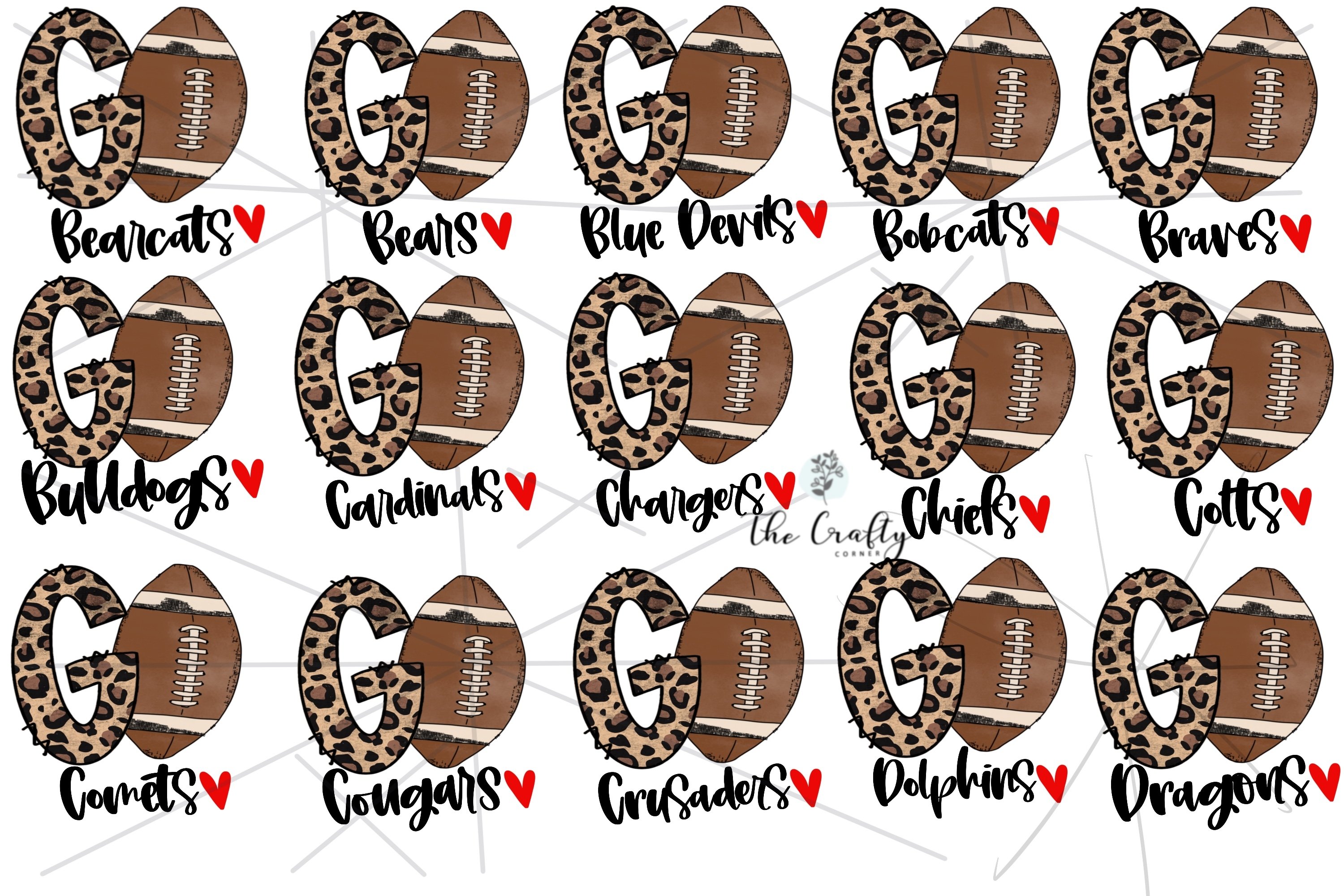 Football Team Sublimation Bundle view 3
