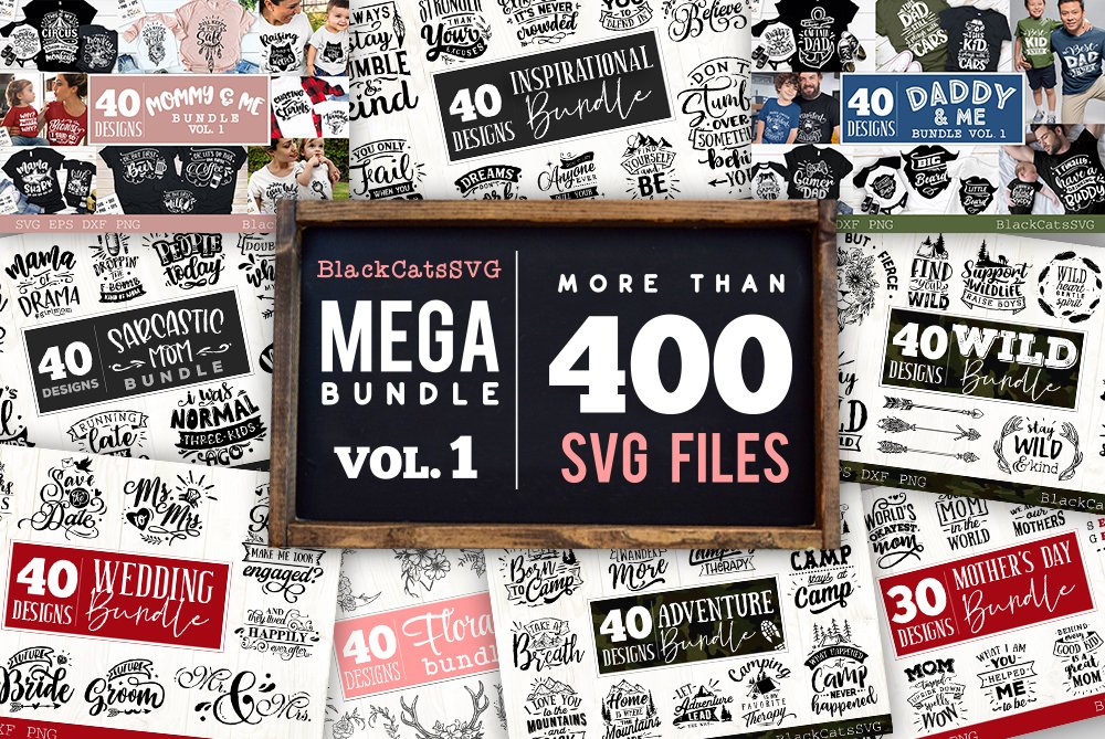 Massive All in One Bundle 3200 SVG designs view 3