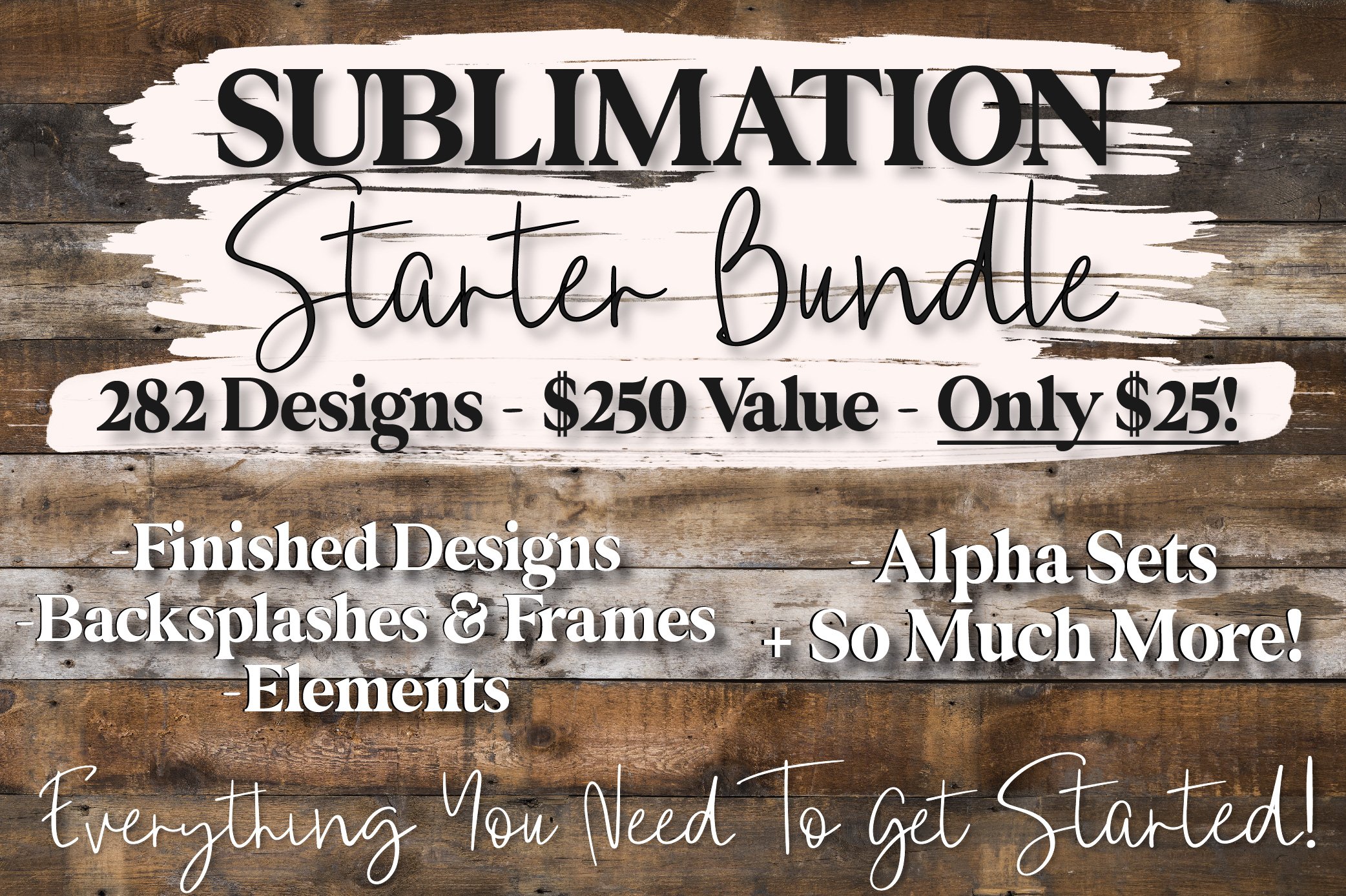 Mega Sublimation Bundle, Sublimation Starter Bundle