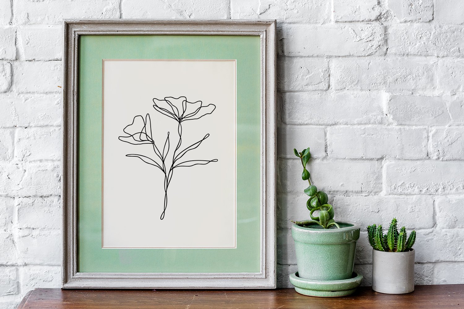 30 Wildflower Line Art SVG Bundle | By RachelFCreative view 3