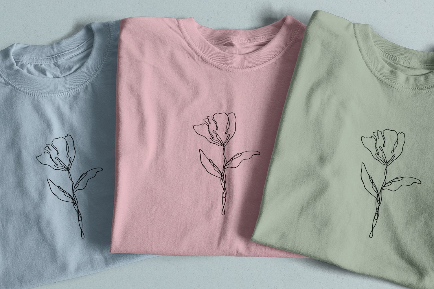 30 Wildflower Line Art SVG Bundle | By RachelFCreative view 3