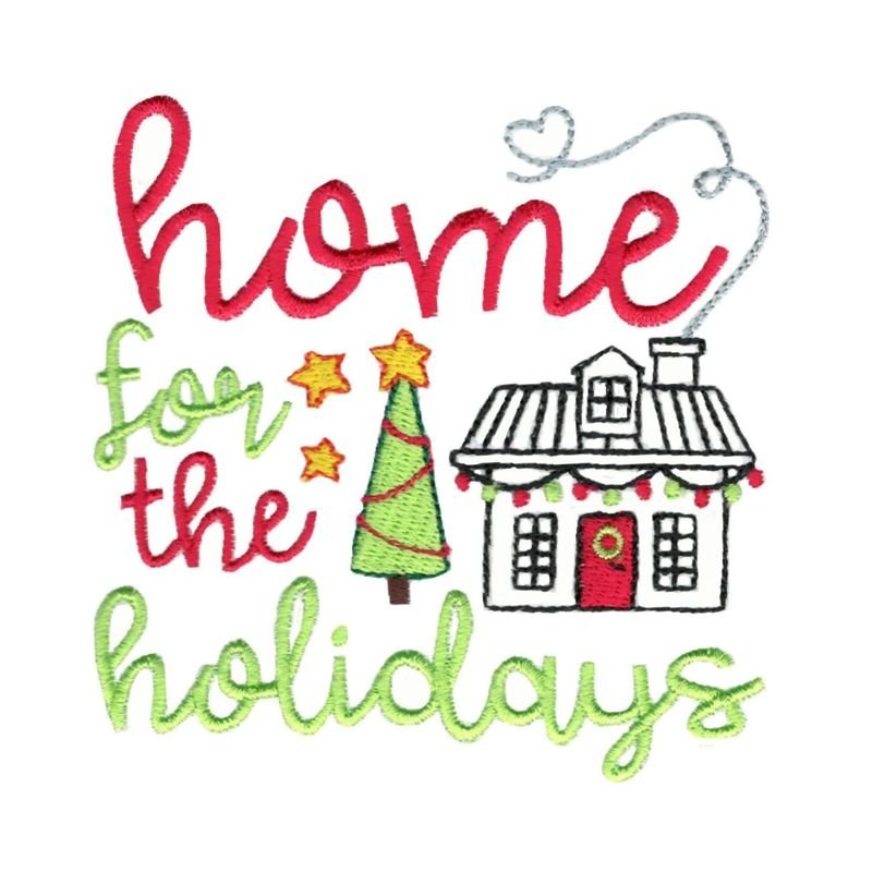 Christmas Sentiments Ten | Christmas Embroidery Designs view 3