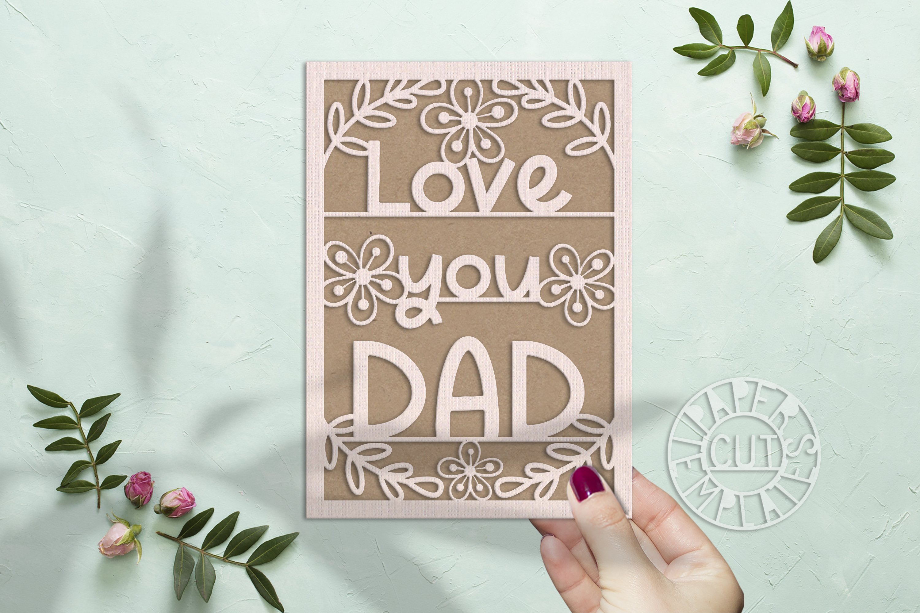 SVG Set of Fathers day cards templates for Cricut, plotter. view 3