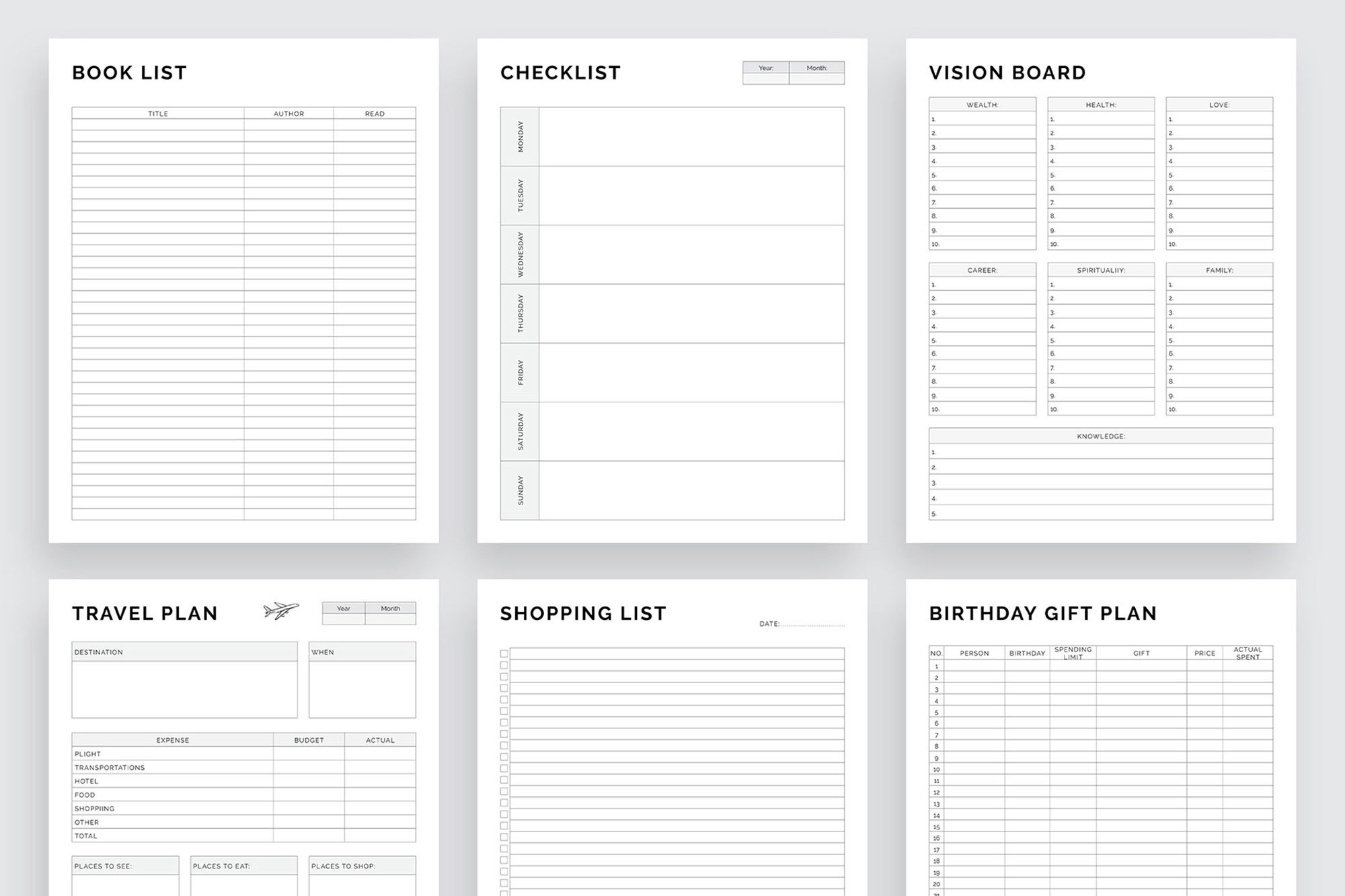 The Ultimate Planner Bundle Pack Vol.04 view 3