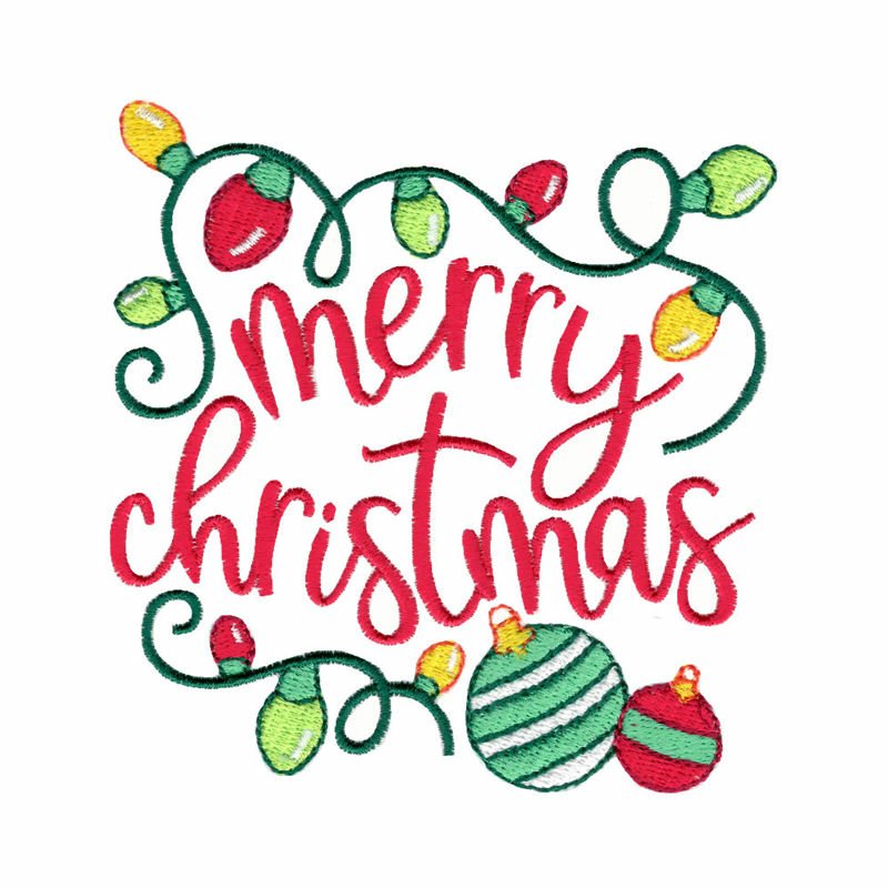 Merry Christmas Around The World Embroidery Designs view 3