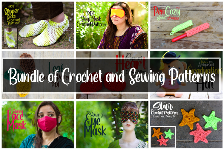 Bundle of Crochet Patterns and Sewing-Limited time Offer