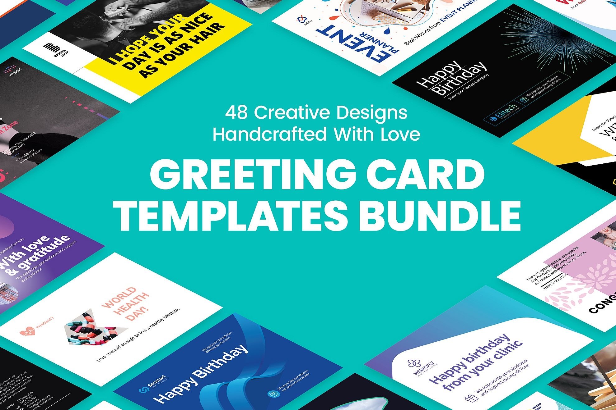 Greeting Card Template Bundle SALE