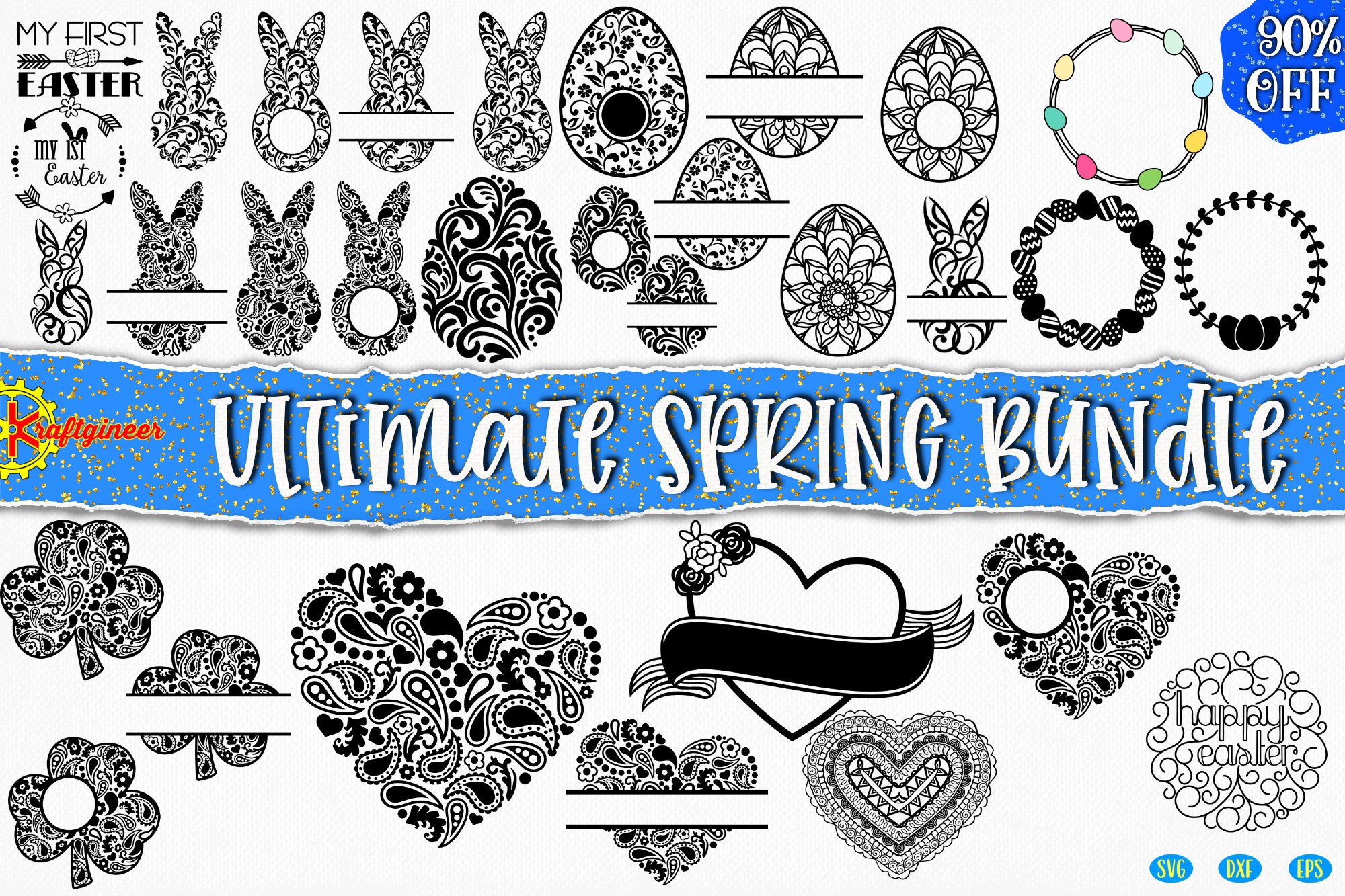 Ultimate Spring Bundle | Easter Bunny Valentine St Patrick