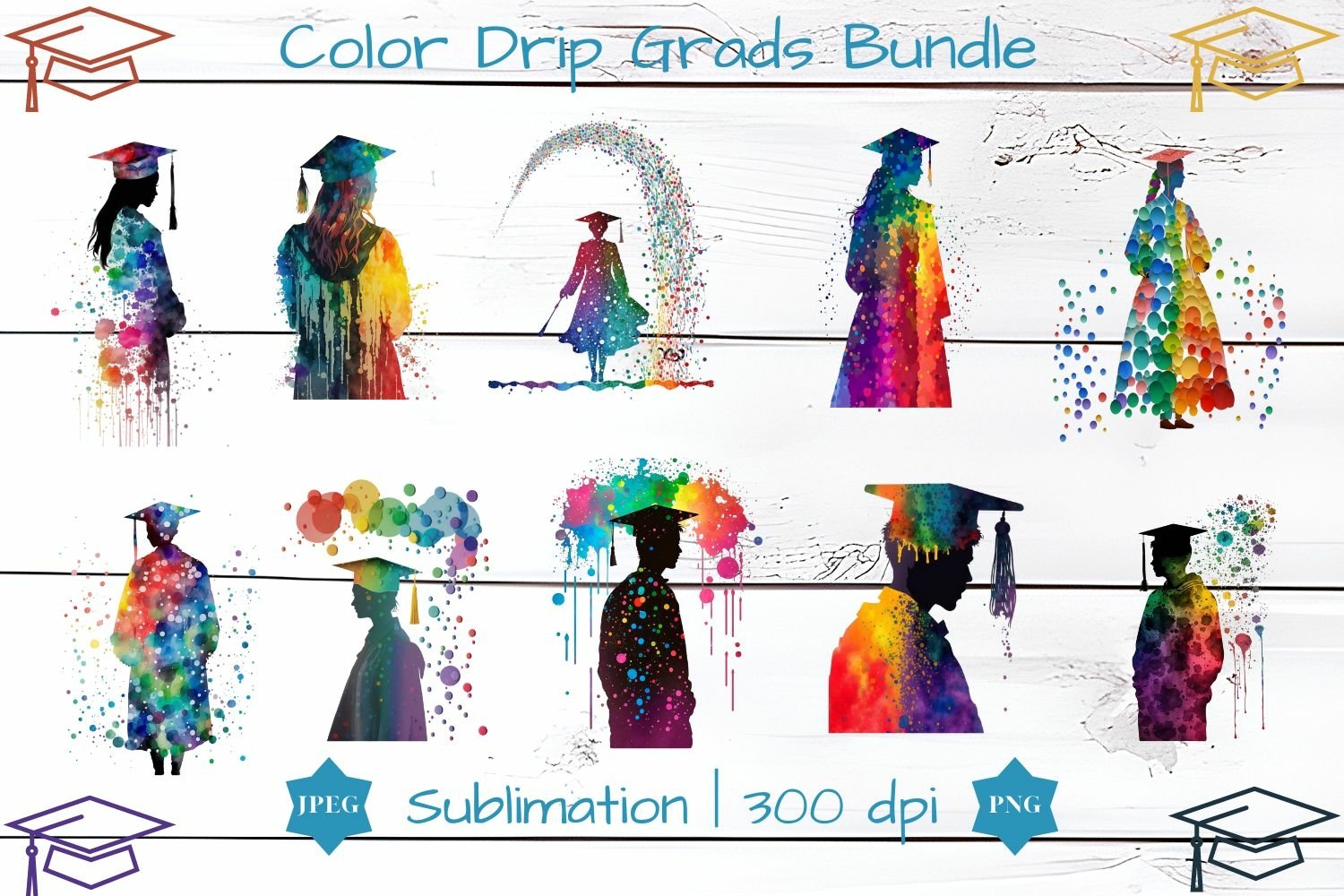 Graduation Bundle - Graduate Sublimation - Digital