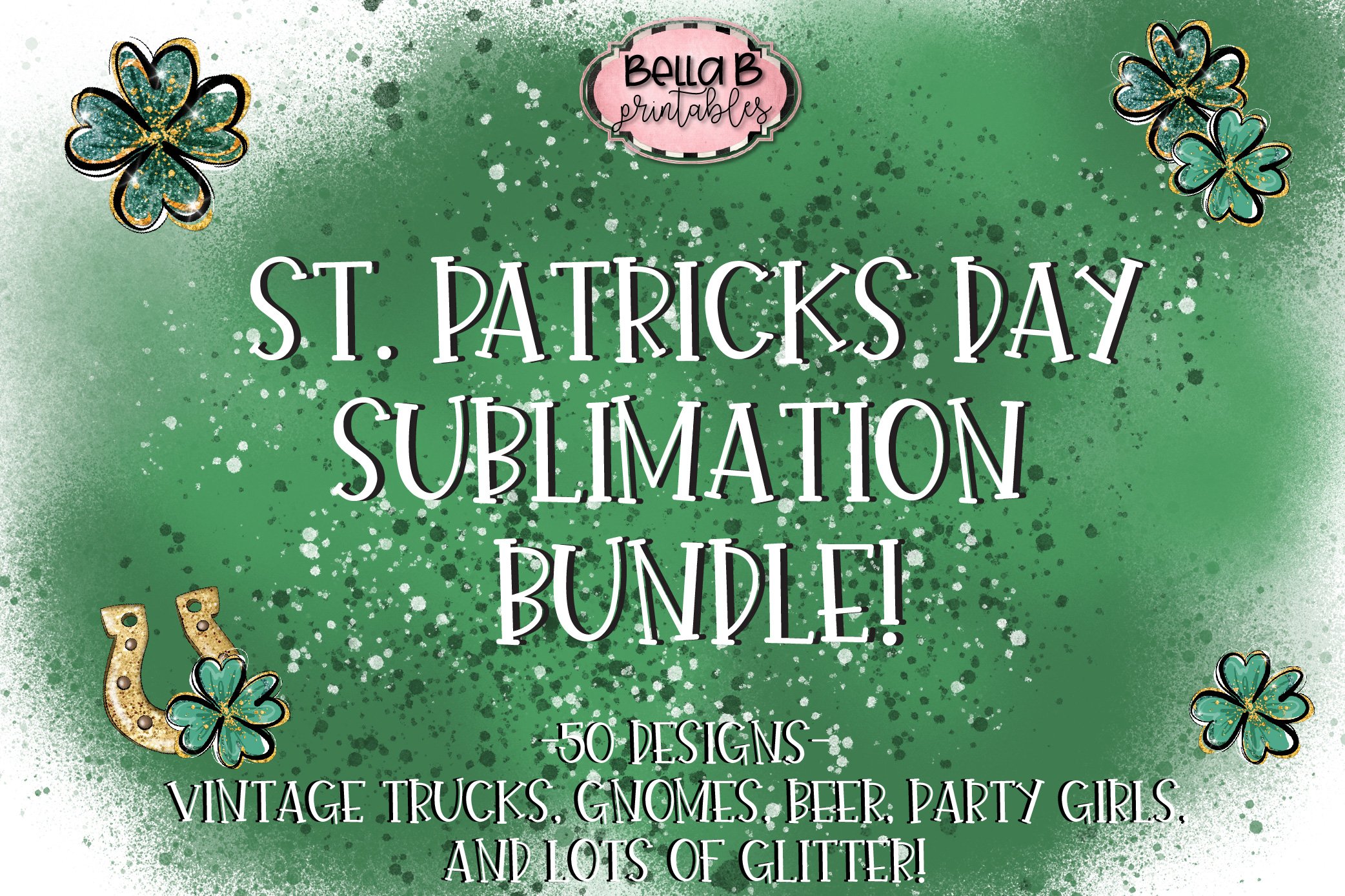 St Patricks Day Sublimation PNG Bundle