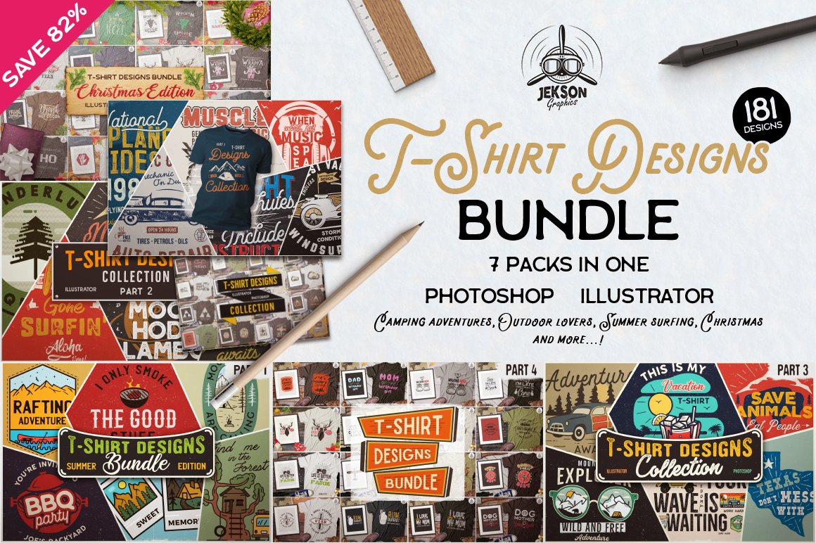 T-Shirt Designs Mega Bundle Retro Sublimation Pack PNG