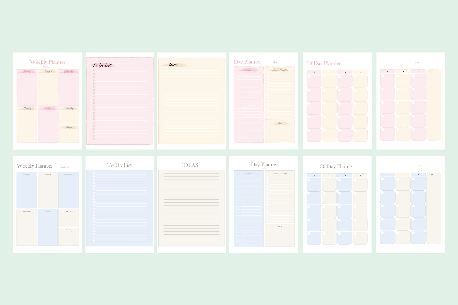 Scrapbook and Planner Decoration Bundle