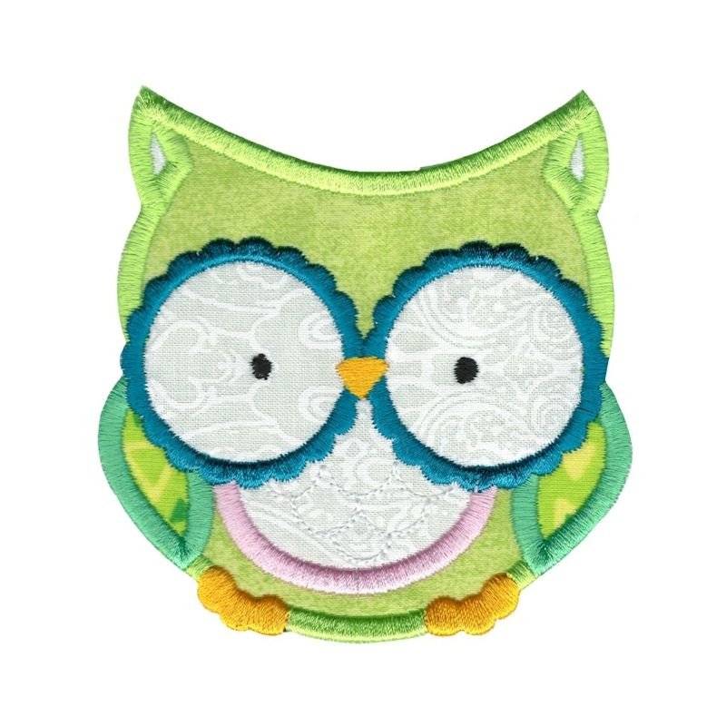 Adorable Owls Applique - 12 Machine Embroidery Designs view 3