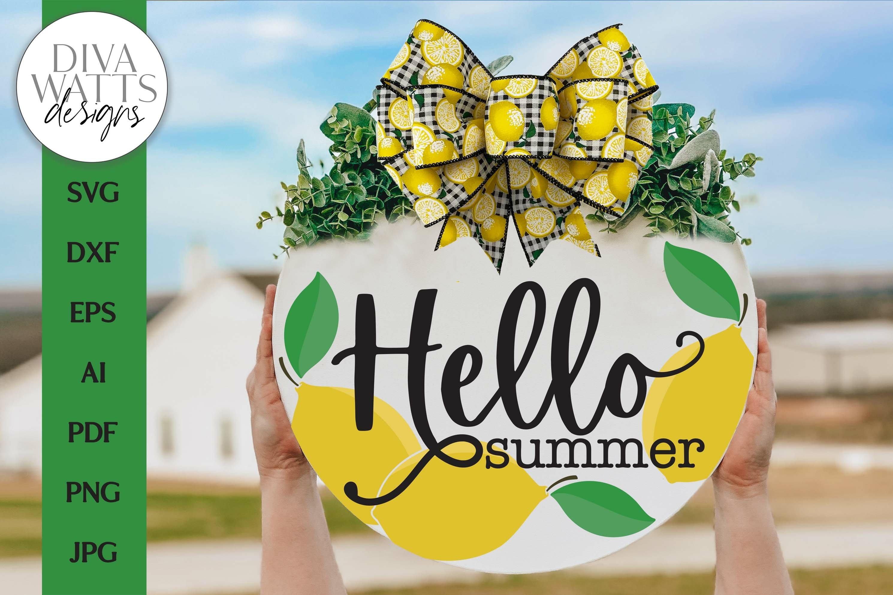 Summer Fun Door Hanger SVG Bundle | Summer Welcome Sign SVG view 3