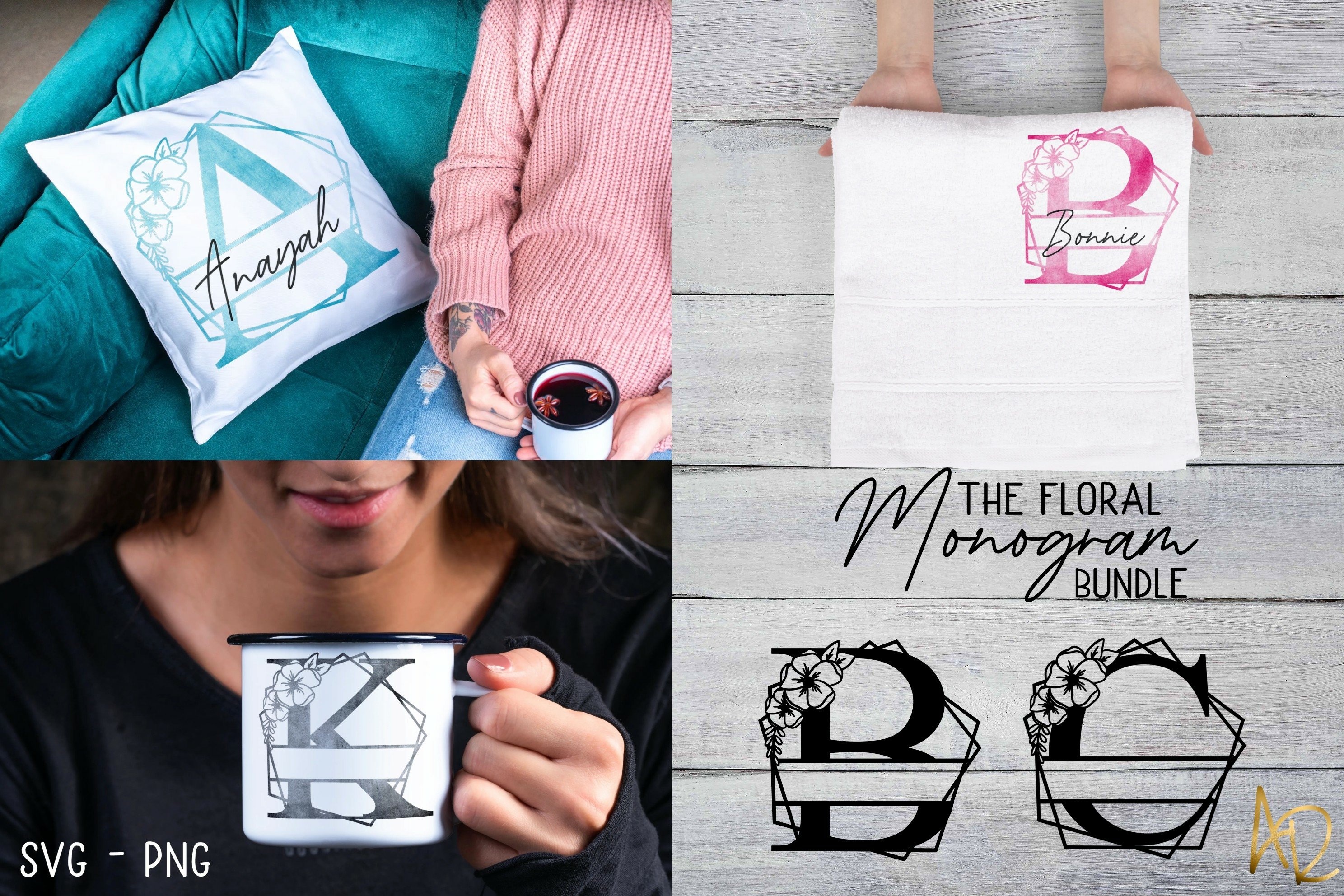 Sublimation Alphabet | Mega Monogram Bundle | 20 Sets view 3