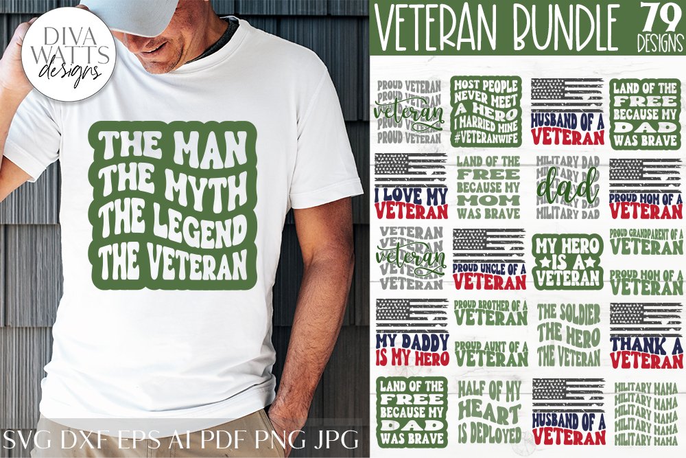 Veteran SVG Bundle | Veteran Designs