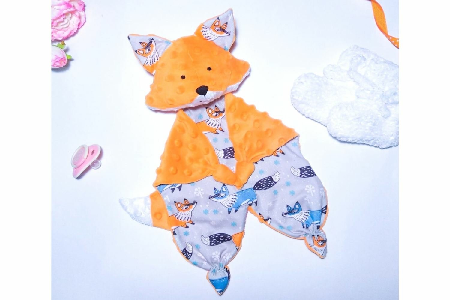 Set of 4 sewing patterns: Fox, Cat, Deer and Bunny view 3