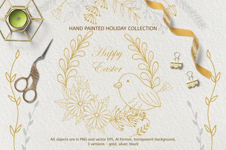 Easter Spring SVG Bundle Design, Clipart SVG, Cutting Files