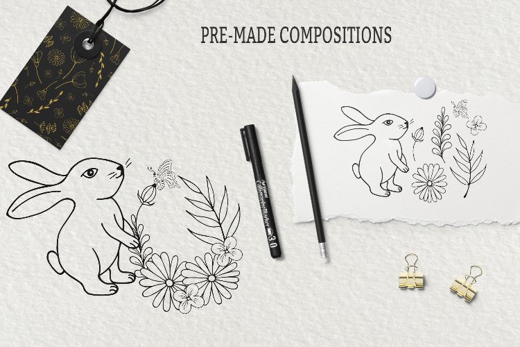 Easter Spring SVG Bundle Design, Clipart SVG, Cutting Files view 3