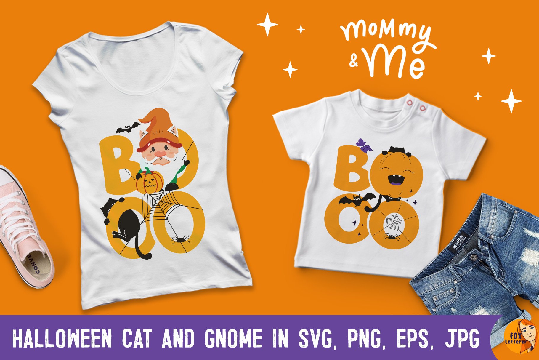 Halloween bundle sublimation, SVG, vector. Clipart, stickers view 3
