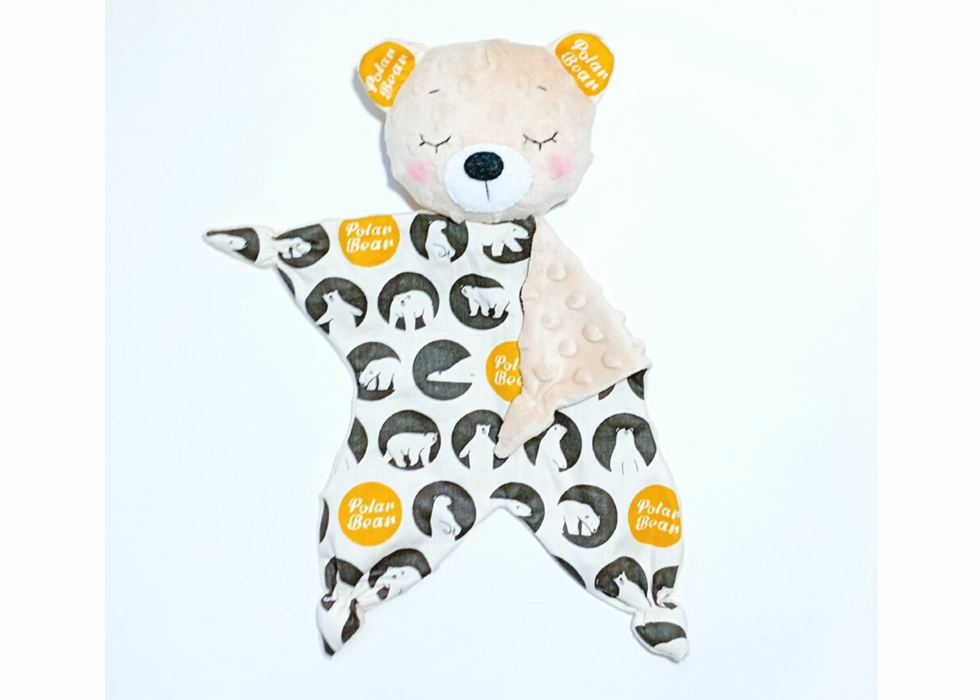 Set of 4 toy sewing patterns: Bear,Dragon,Cow and Panda view 3