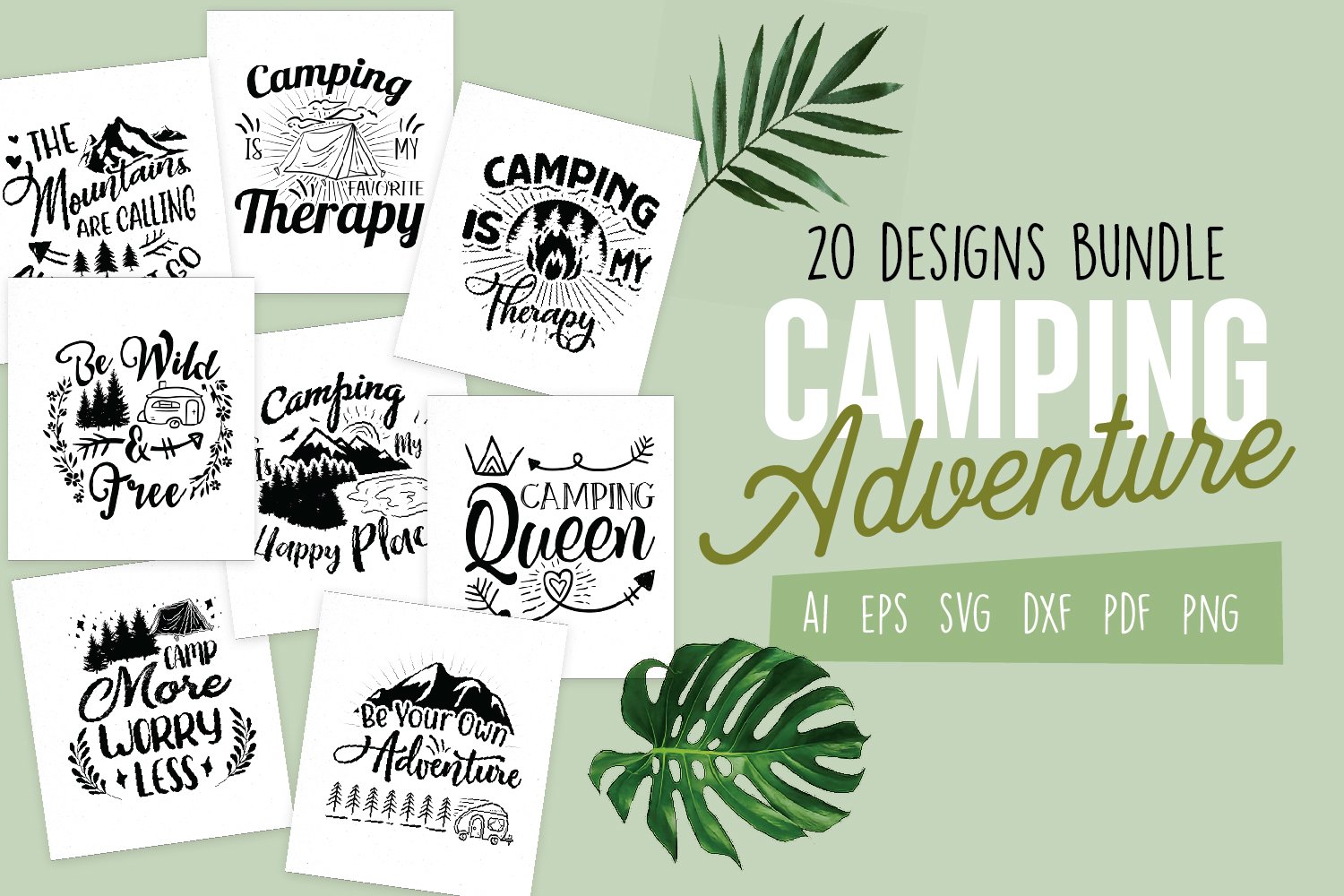 Big Bundle Camping Adventure quotes and graphics view 3