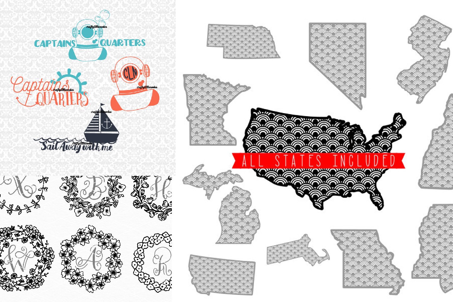 Huge Mega Pack SVG Bundle - 500 SVGs! view 2
