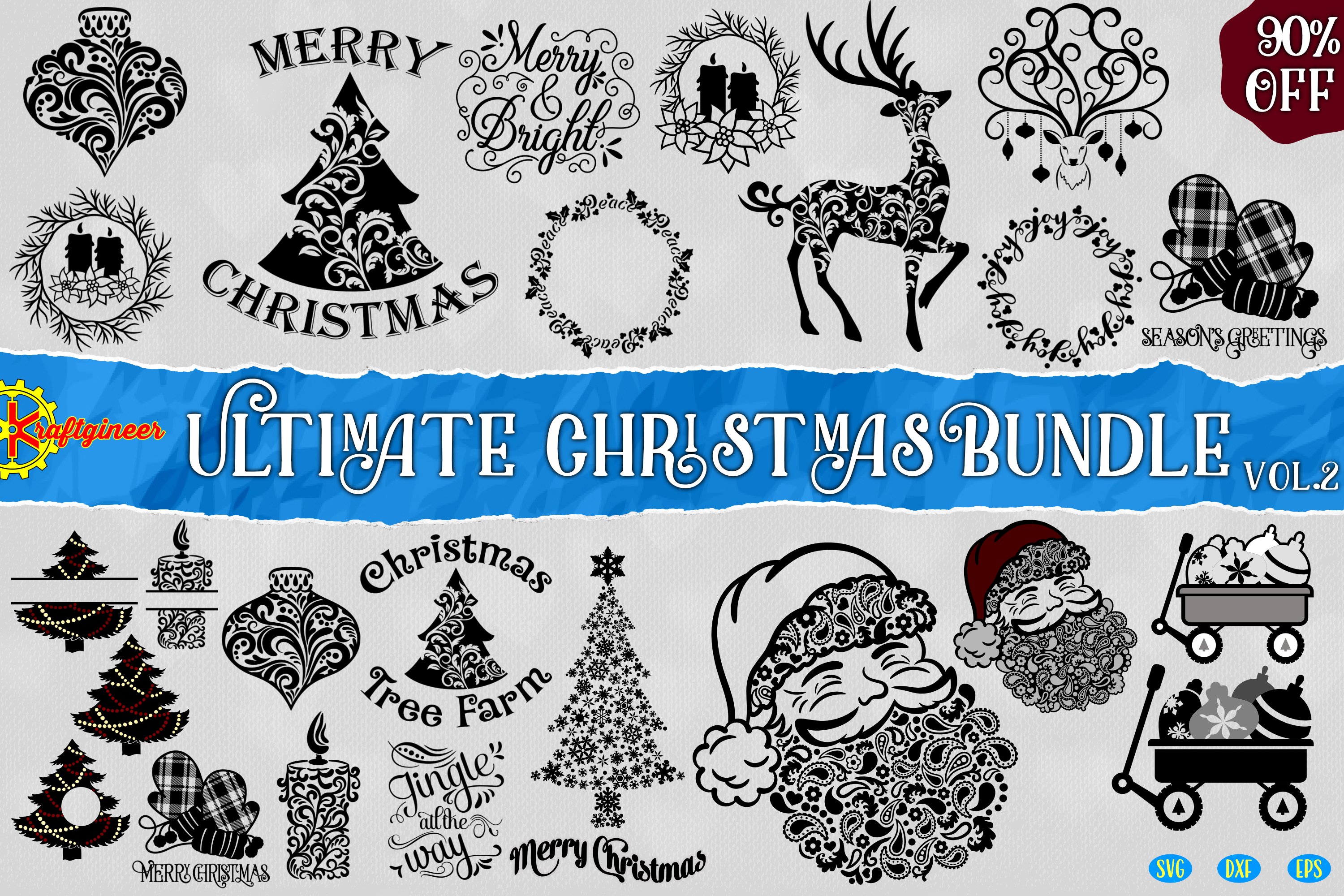Swirly Christmas Bundle Vol2