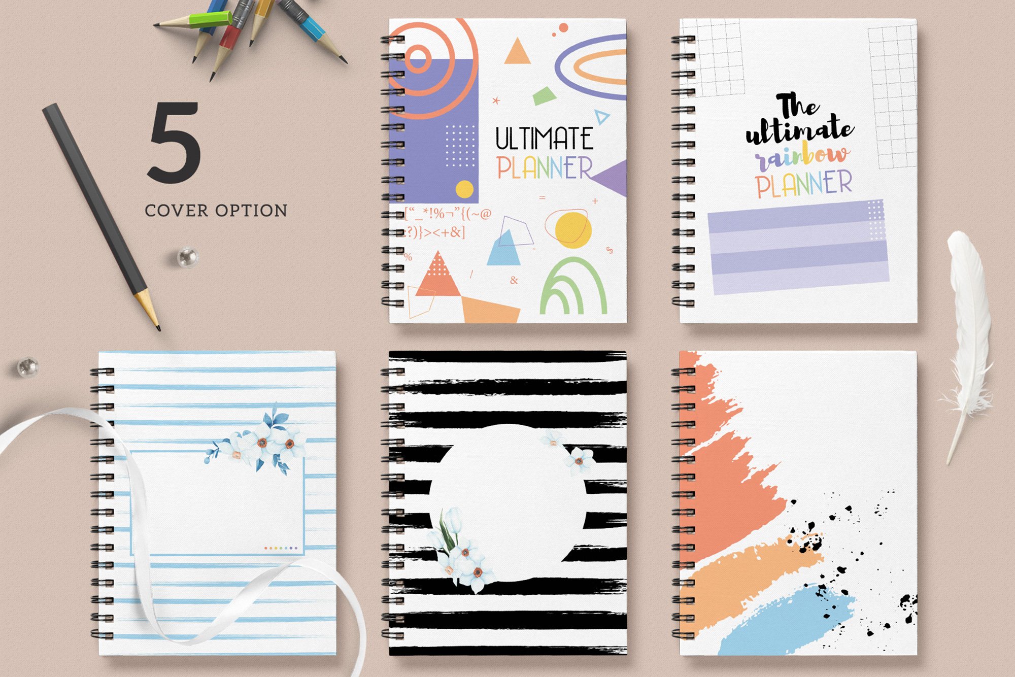 The Ultimate Planner Rainbow Pack view 3