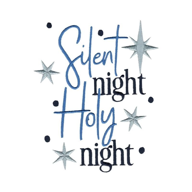 Christmas Sayings Three | Christmas Embroidery Designs view 3