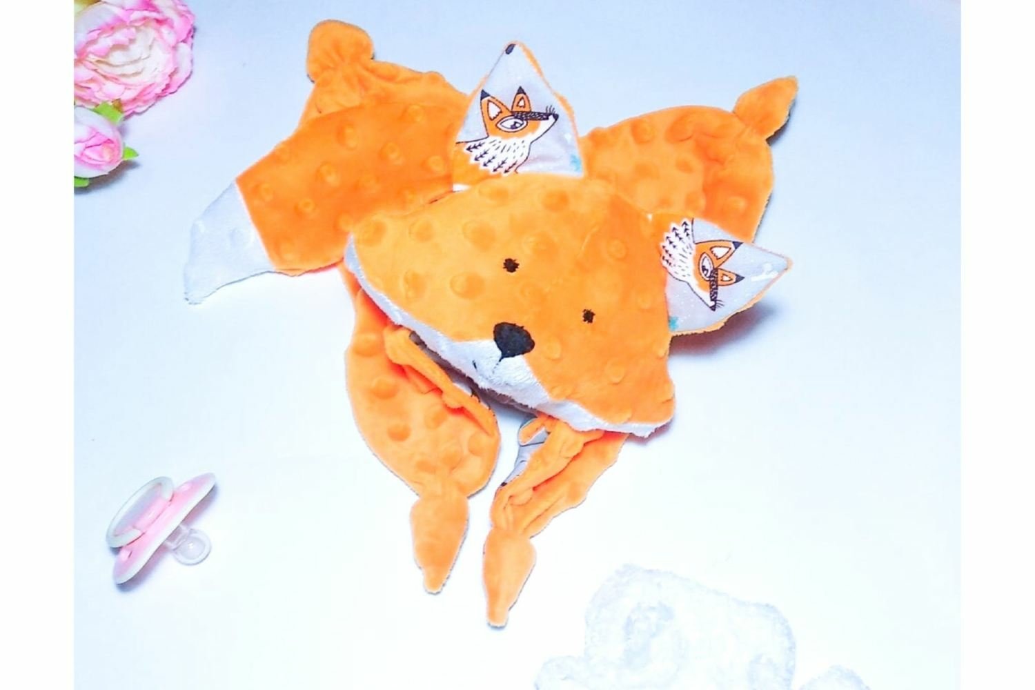 Set of 4 toy sewing patterns: Bear,Dragon,Puppy and Fox view 3