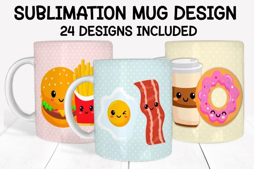 24 Best Friends Mug Sublimation Design bundle